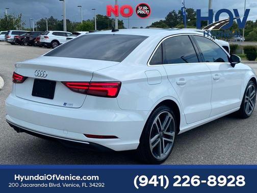Ibis White 2019 Audi A3 2.0T Premium