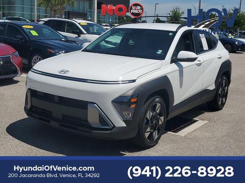 Atlas White 2024 Hyundai KONA SEL