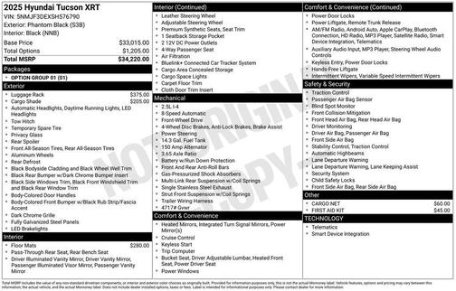 2025 Hyundai TUCSON XRT
