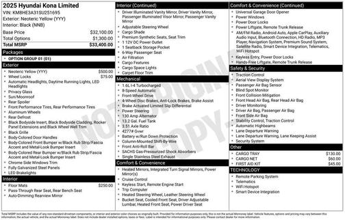 2025 Hyundai KONA Limited
