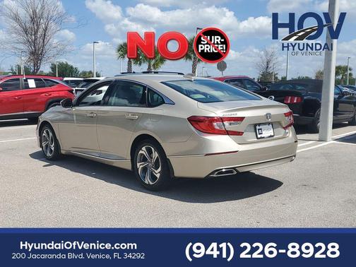Champagne Frost Pearl 2020 Honda Accord EX-L 1.5T