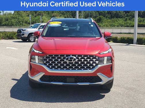 Calypso Red 2021 Hyundai SANTA FE SEL 2.4
