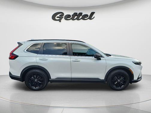 Platinum White Pearl 2025 Honda CR-V Hybrid Sport AWD