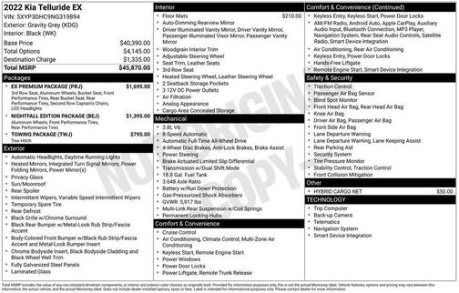 2022 Kia Telluride EX