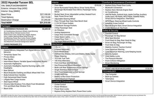 2022 Hyundai TUCSON SEL