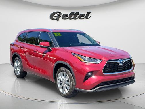 Ruby Flare Pearl 2022 Toyota Highlander Hybrid Limited
