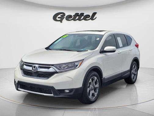 White Diamond Pearl 2018 Honda CR-V EX-L