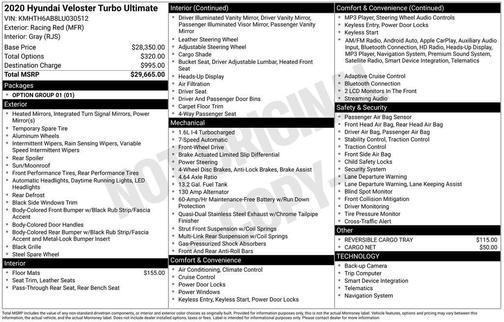 2020 Hyundai Veloster Base