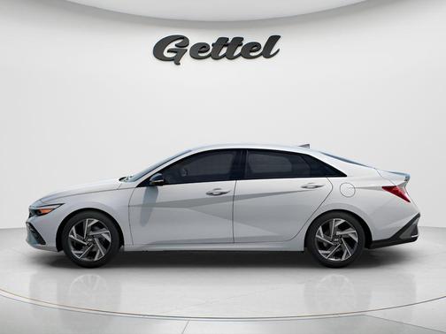 Serenity White 2025 Hyundai ELANTRA HEV SEL Sport