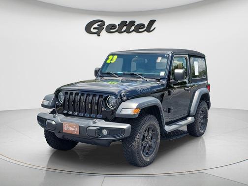 Black Clearcoat 2023 Jeep Wrangler Willys