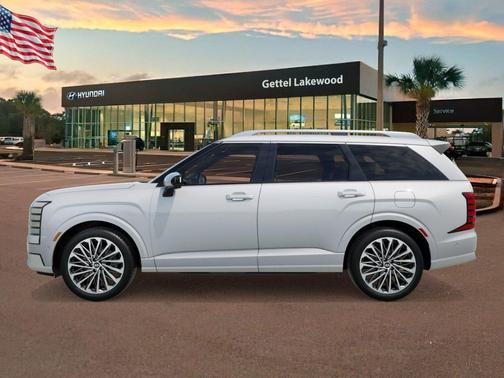 Creamy White Pearl 2026 Hyundai Palisade Hybrid Calligraphy