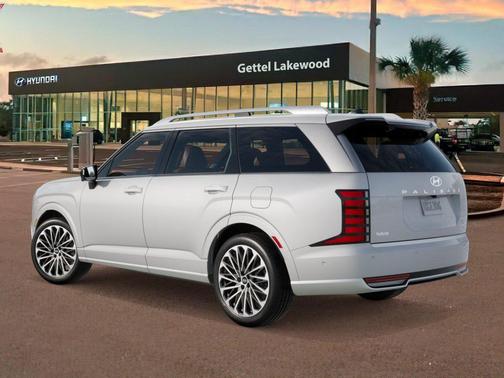 Creamy White Pearl 2026 Hyundai Palisade Hybrid Calligraphy