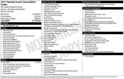 2017 Hyundai Accent Value Edition
