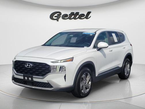Quartz White 2021 Hyundai SANTA FE SE