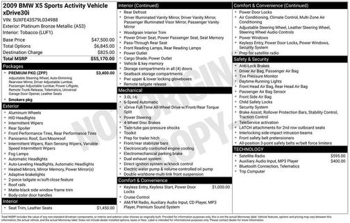 2009 BMW X5 xDrive30i