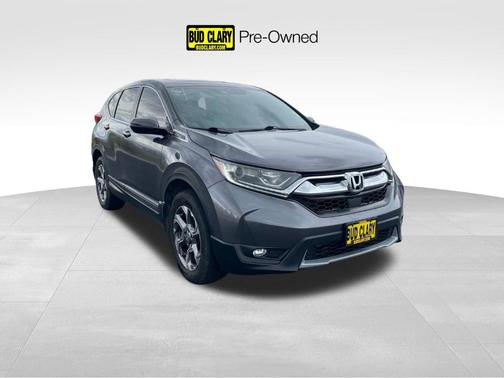 Gray 2018 Honda CR-V EX-L