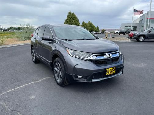Gray 2018 Honda CR-V EX-L