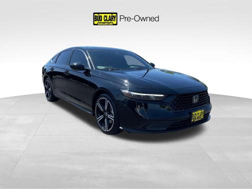 Black 2024 Honda Accord Hybrid Sport