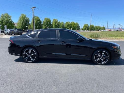 Black 2024 Honda Accord Hybrid Sport