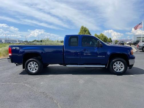 Blue 2013 GMC Sierra 3500 SLT