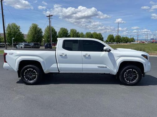 White 2024 Toyota Tacoma TRD Sport