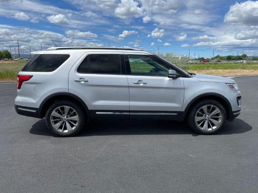 Silver 2018 Ford Explorer Limited