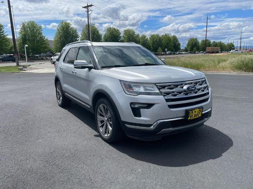 Silver 2018 Ford Explorer Limited