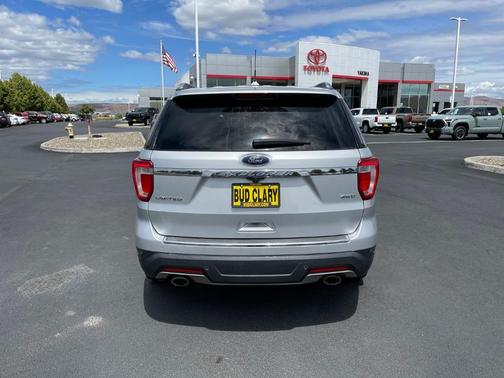 Silver 2018 Ford Explorer Limited