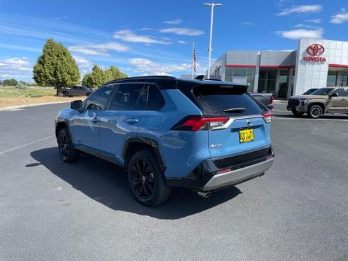 Blue 2023 Toyota RAV4 Hybrid XSE