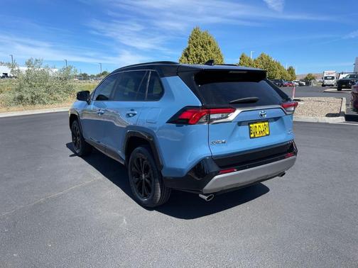 Blue 2023 Toyota RAV4 Hybrid XSE