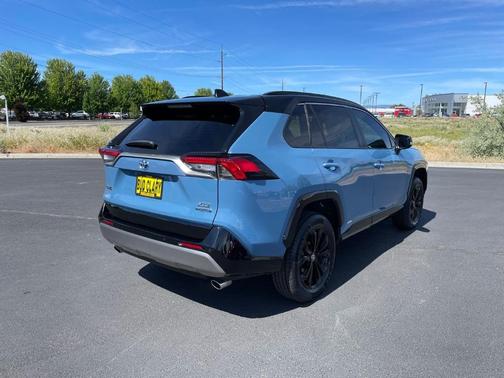 Blue 2023 Toyota RAV4 Hybrid XSE