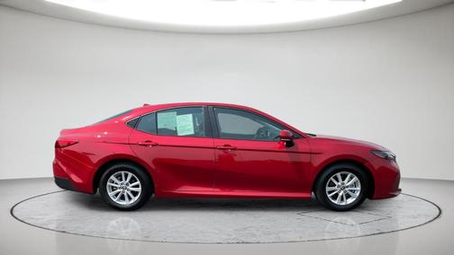 Red 2025 Toyota Camry LE