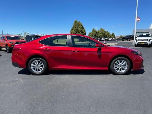 Red 2025 Toyota Camry LE