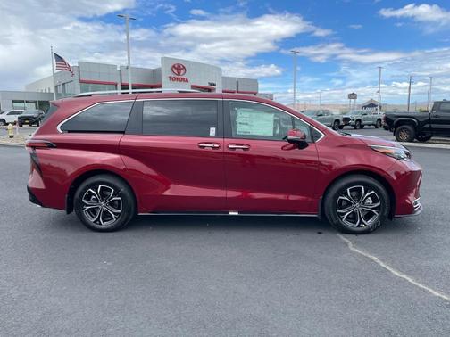 Red 2026 Toyota Sienna Platinum 7 Passenger