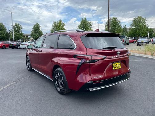 Red 2026 Toyota Sienna Platinum 7 Passenger