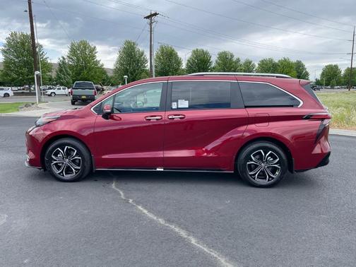 Red 2026 Toyota Sienna Platinum 7 Passenger