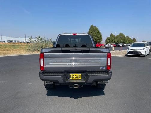 Gray 2022 Ford F-350 Platinum