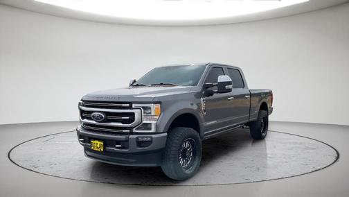 Gray 2022 Ford F-350 Platinum