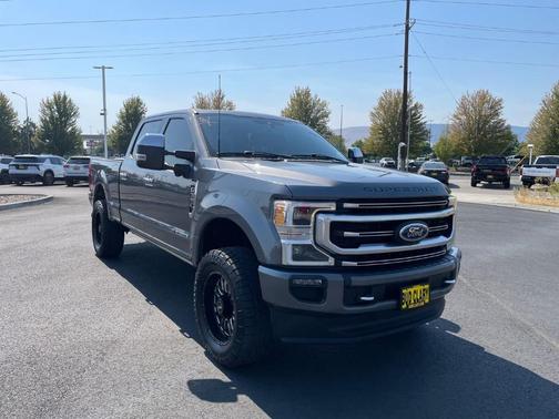 Gray 2022 Ford F-350 Platinum