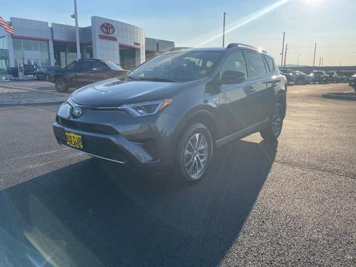 Gray 2018 Toyota RAV4 Hybrid LE
