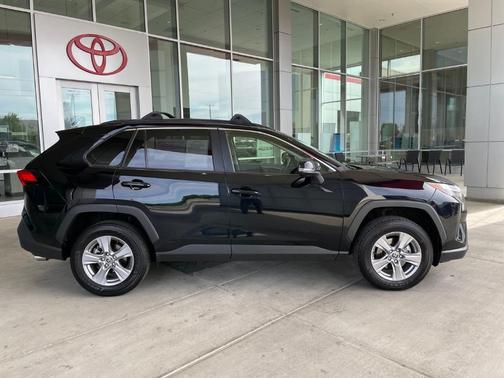 Black 2024 Toyota RAV4 Hybrid LE