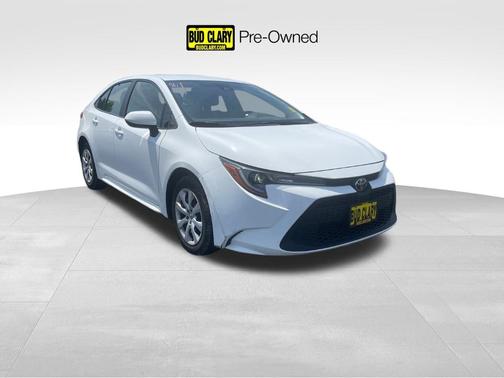 White 2022 Toyota Corolla LE