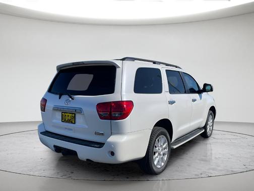 White 2016 Toyota Sequoia Platinum