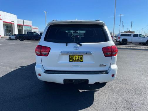 White 2016 Toyota Sequoia Platinum