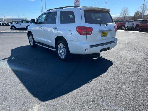 White 2016 Toyota Sequoia Platinum