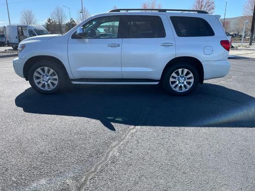 White 2016 Toyota Sequoia Platinum