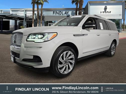 Pearl Metallic 2023 Lincoln Navigator L Reserve