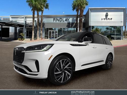 Pristine White 2026 Lincoln Aviator Black Label AWD