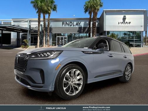Blue Metallic 2026 Lincoln Aviator Premiere