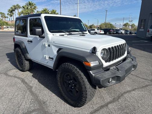 Bright White Clearcoat 2025 Jeep Wrangler Sport